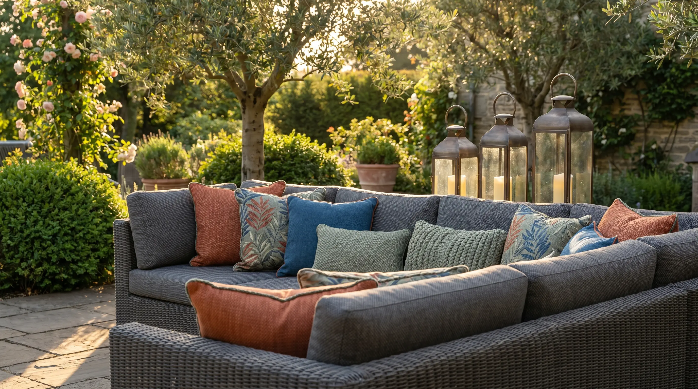 5 ways to refresh your garden with decorative cushions
